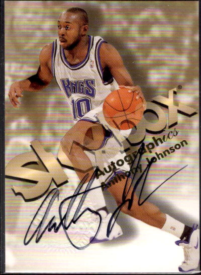 Anthony Johnson Card 1998-99 SkyBox Premium Autographics #63  Image 1