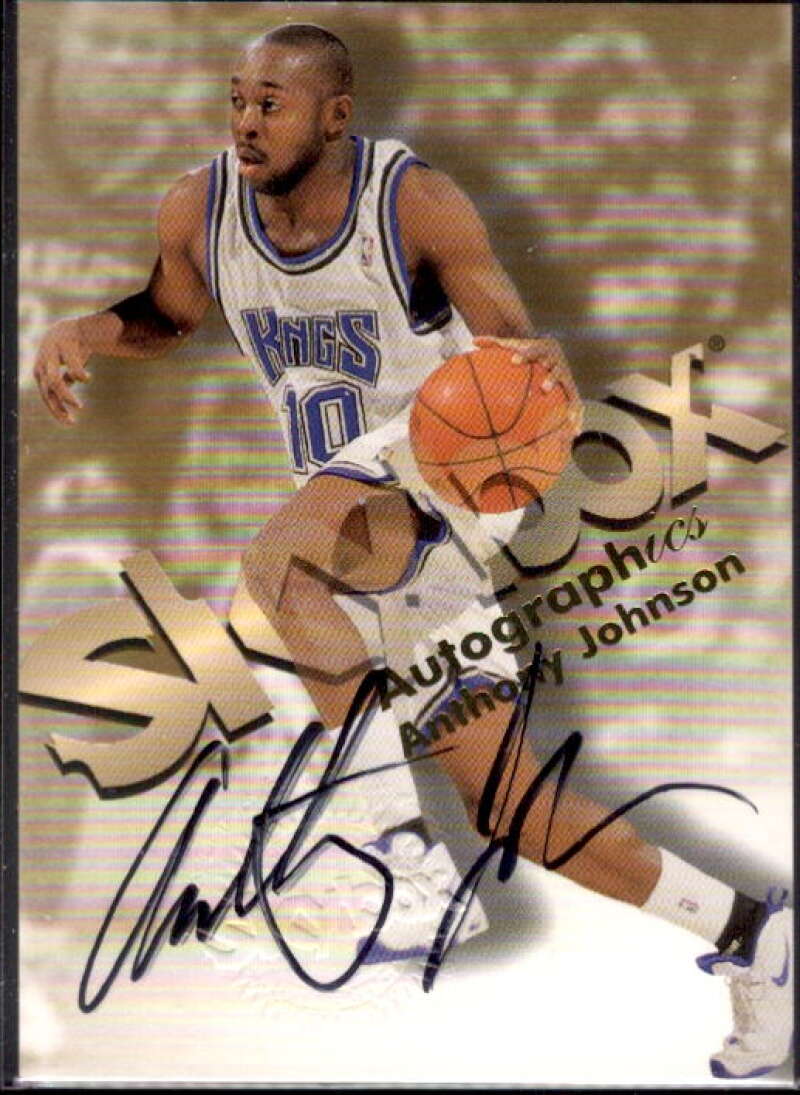 Anthony Johnson Card 1998-99 SkyBox Premium Autographics #63  Image 1