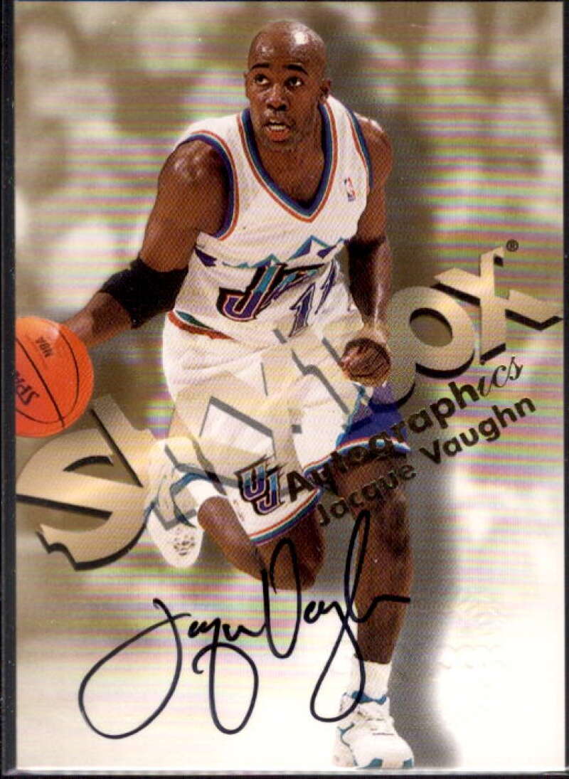 Jacque Vaughn Card 1998-99 SkyBox Premium Autographics #128  Image 1