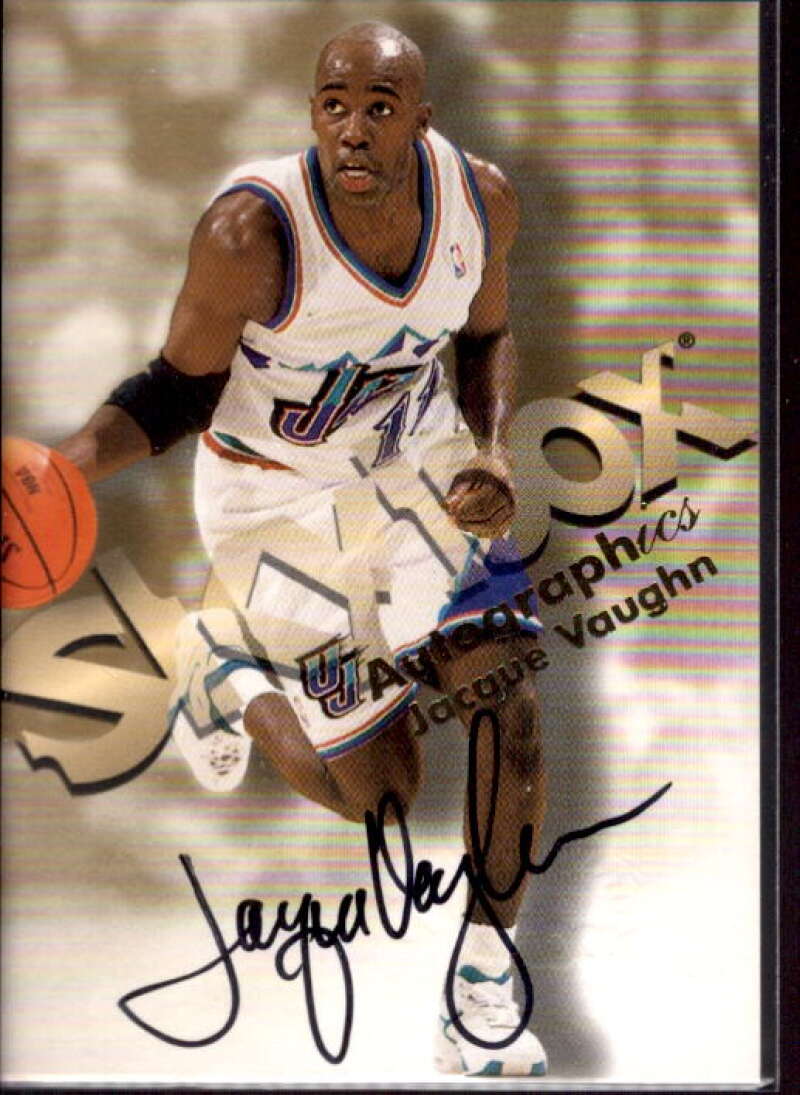 Jacque Vaughn Card 1998-99 SkyBox Premium Autographics #128  Image 1