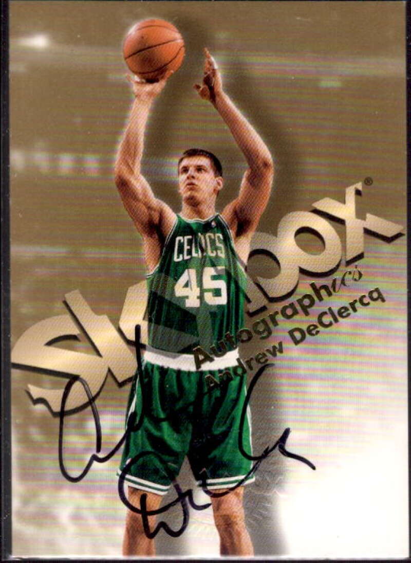 Andrew DeClercq Card 1998-99 SkyBox Premium Autographics #32  Image 1