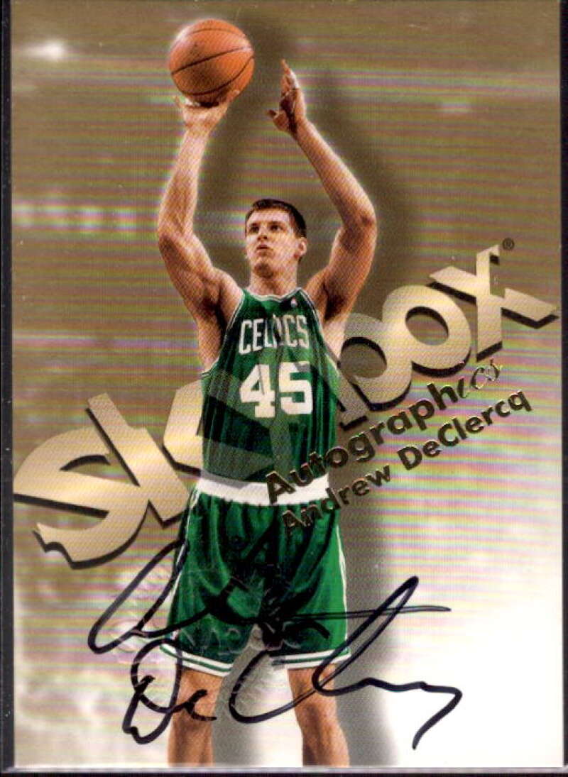 Andrew DeClercq Card 1998-99 SkyBox Premium Autographics #32  Image 1