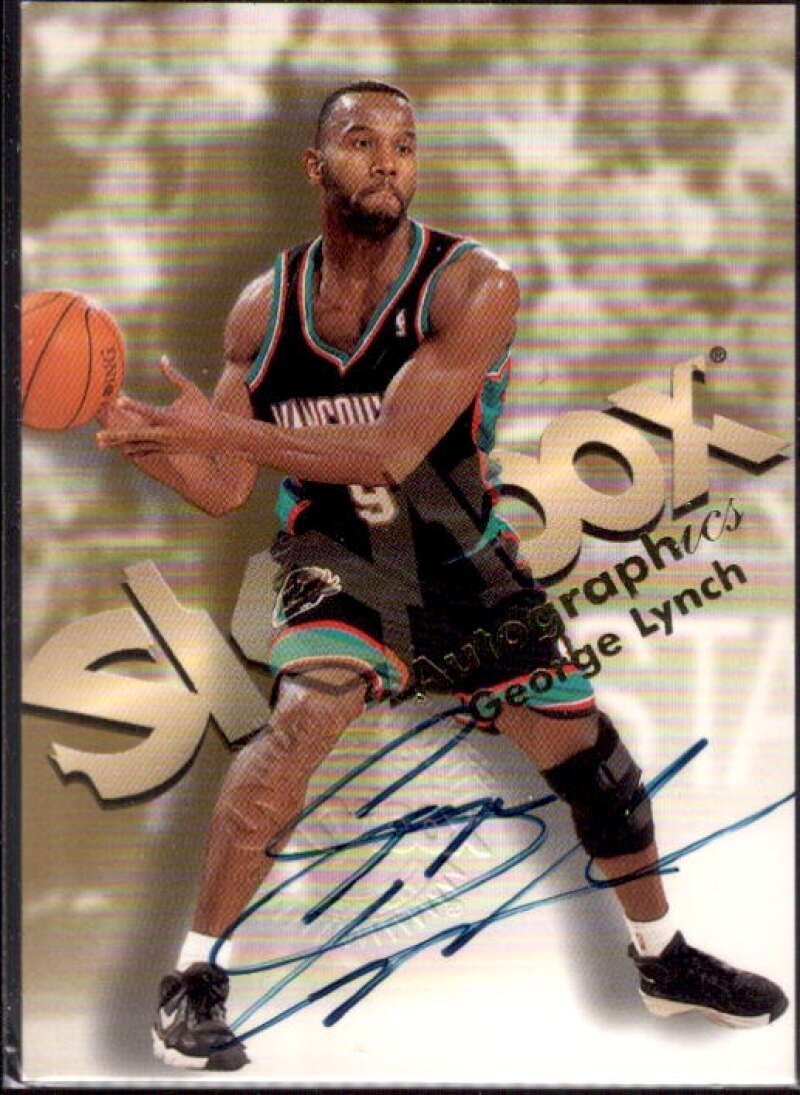 George Lynch Card 1998-99 SkyBox Premium Autographics #75  Image 1