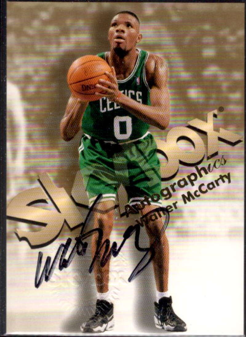 Walter McCarty Card 1998-99 SkyBox Premium Autographics #81  Image 1