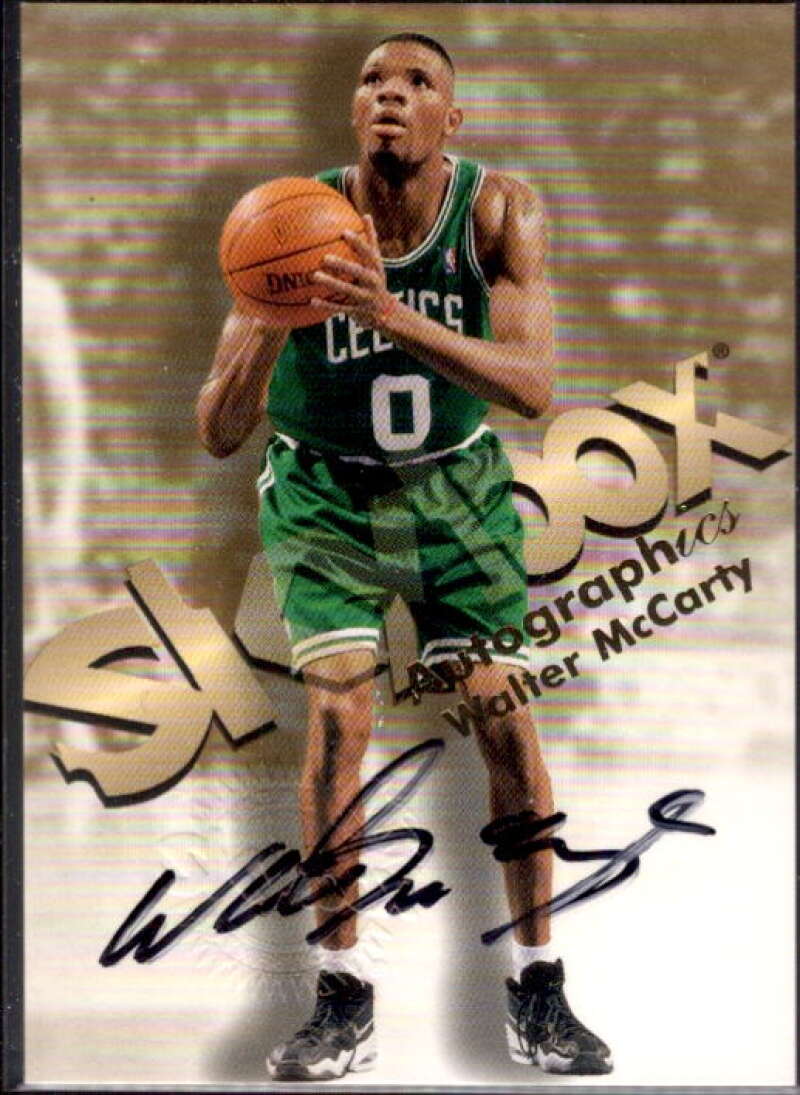 Walter McCarty Card 1998-99 SkyBox Premium Autographics #81  Image 1