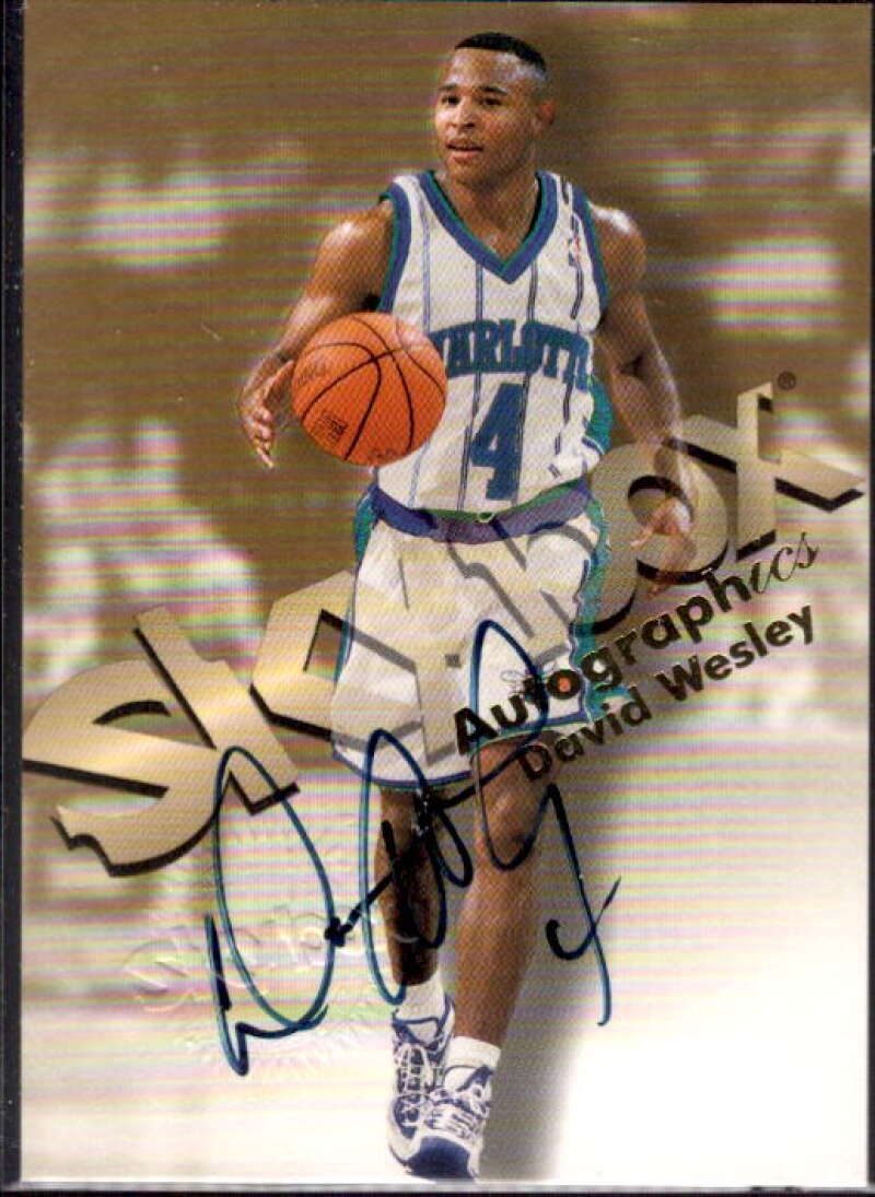 David Wesley Card 1998-99 SkyBox Premium Autographics #133  Image 1