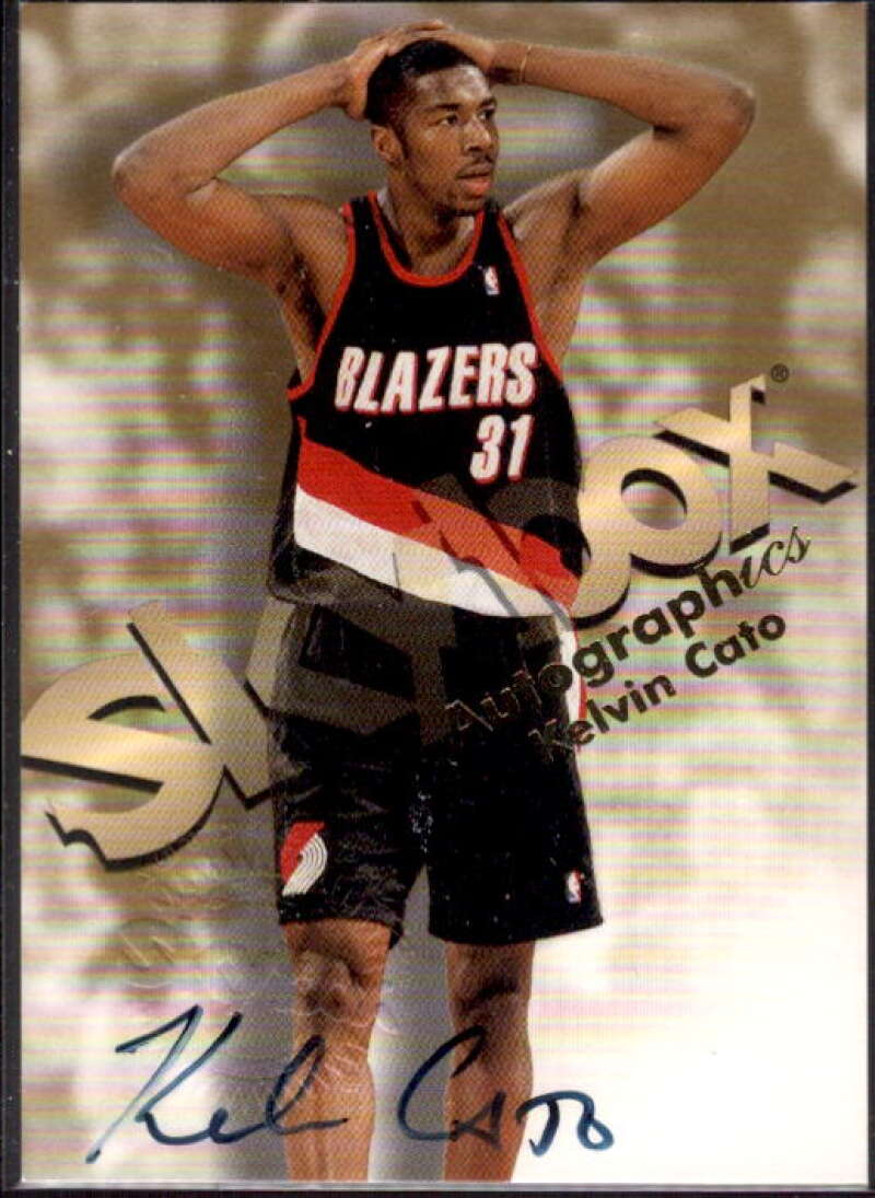 Kelvin Cato Card 1998-99 SkyBox Premium Autographics #26  Image 1