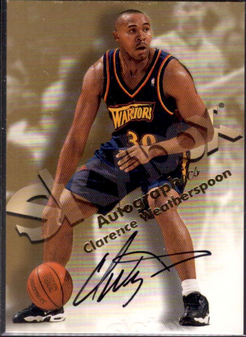 Clarence Weatherspoon Card 1998-99 SkyBox Premium Autographics #131  Image 1