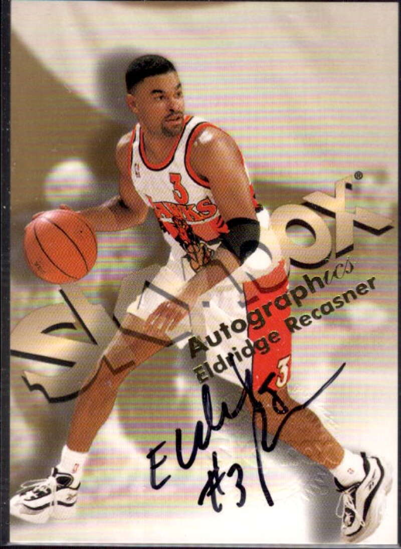 Eldridge Recasner Card 1998-99 SkyBox Premium Autographics #101  Image 1