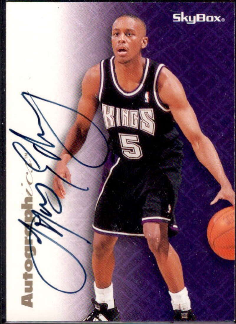 Tyus Edney Card 1996-97 SkyBox Premium Autographics #19  Image 1