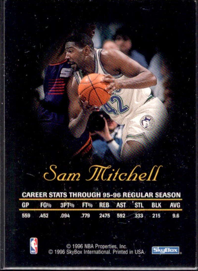 Sam Mitchell Card 1996-97 SkyBox Premium Autographics #52  Image 2