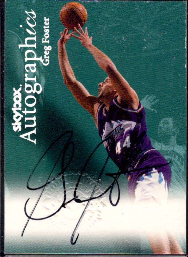 Greg Foster Card 1999-00 SkyBox Premium Autographics #31  Image 1