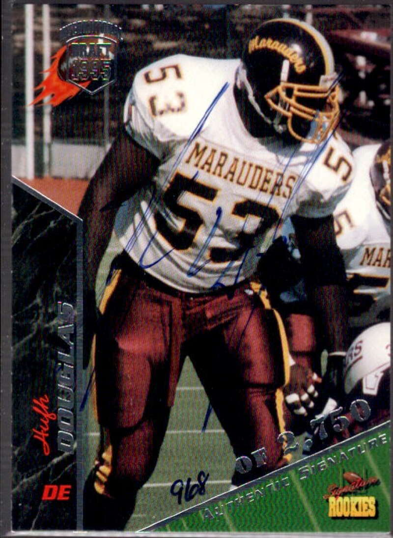 Hugh Douglas Card 1995 Signature Rookies Autographs International #25  Image 1