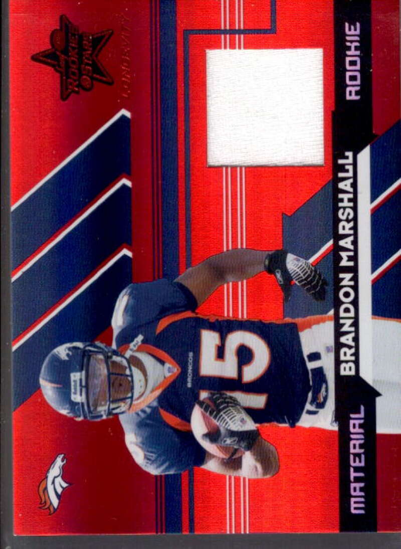 Brandon Marshall 2006 Leaf Rookies and Star Longevity Target Ruby Parallel #266  Image 1