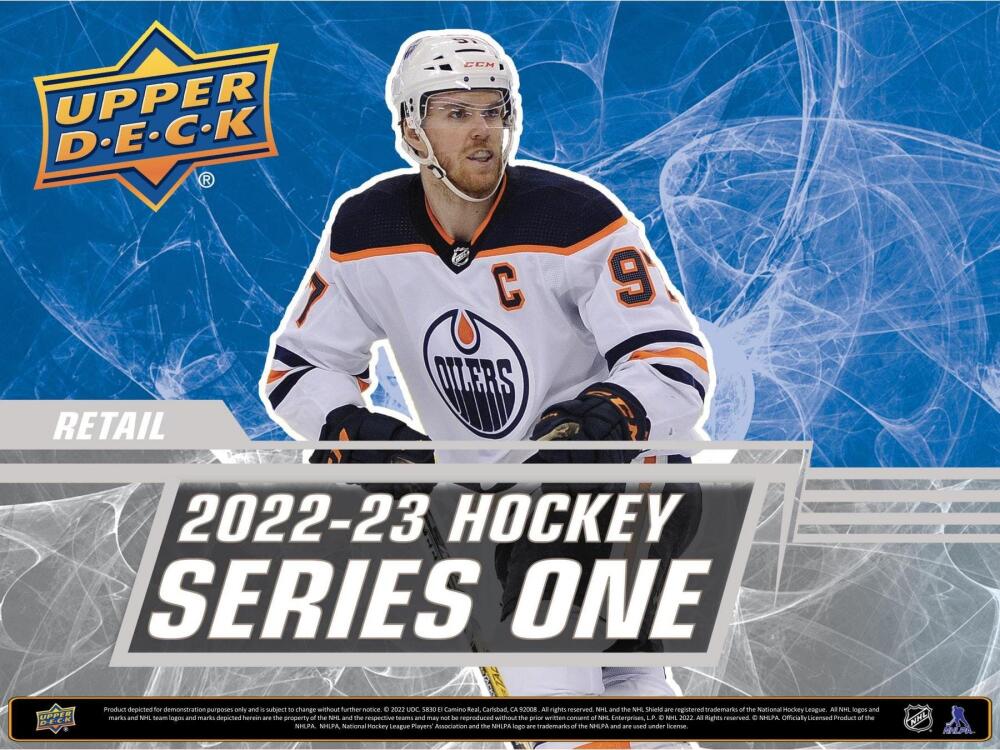 2022-23 Upper Deck Series 1 Hockey 7-Pack Blaster 20-Box Case Image 3