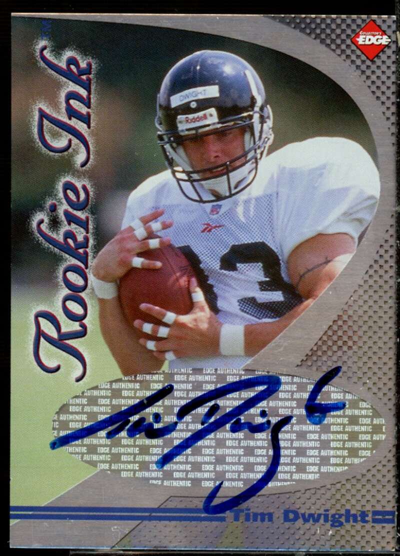 Tim Dwight Rookie Card 1998 Collector's Edge First Place Rookie Ink #12  Image 1