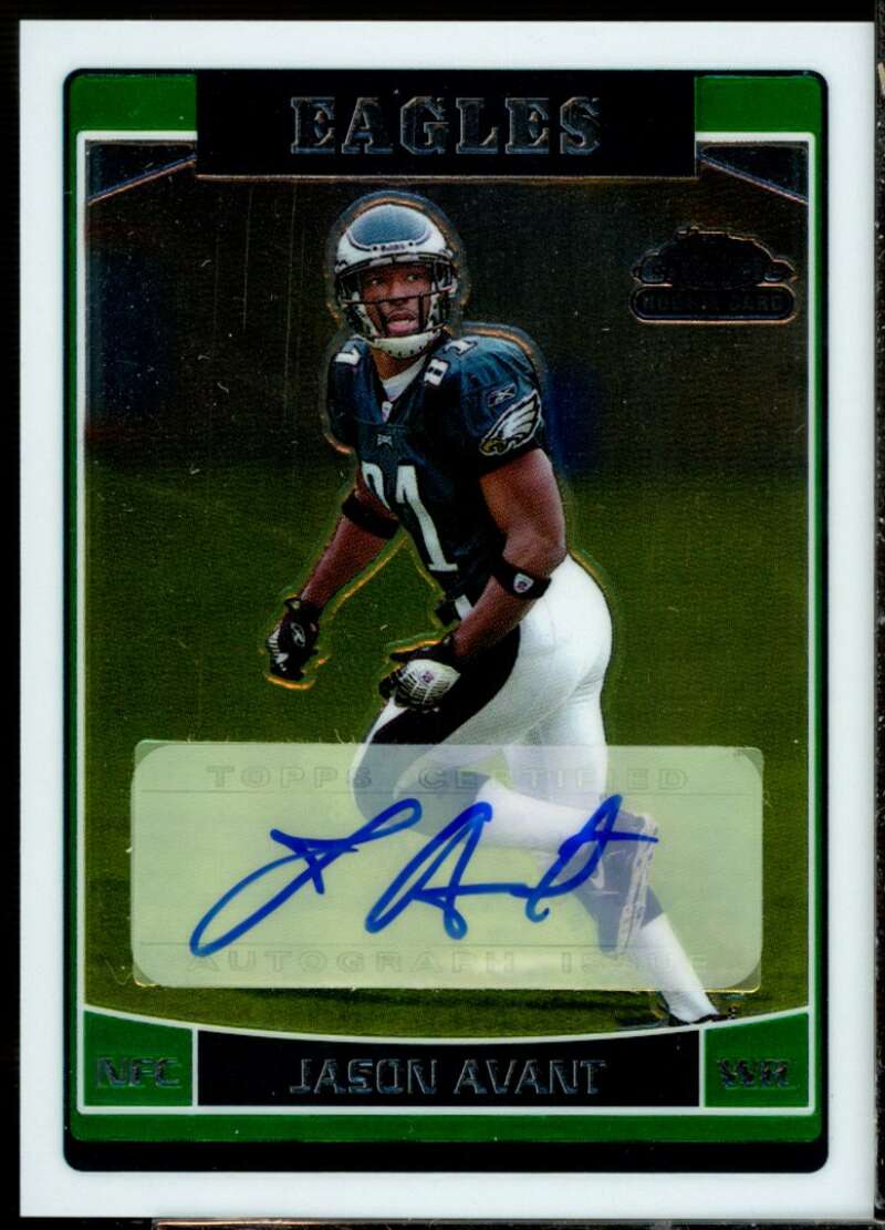 Jason Avant Rookie Card 2006 Topps Chrome Rookie Autographs #257  Image 1