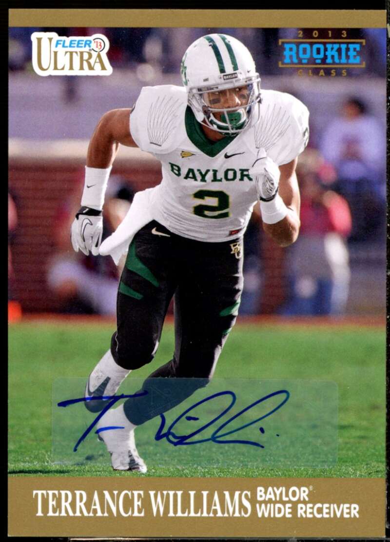 Terrance Williams Rookie Card 2013 Fleer Retro Ultra Autographs #75  Image 1