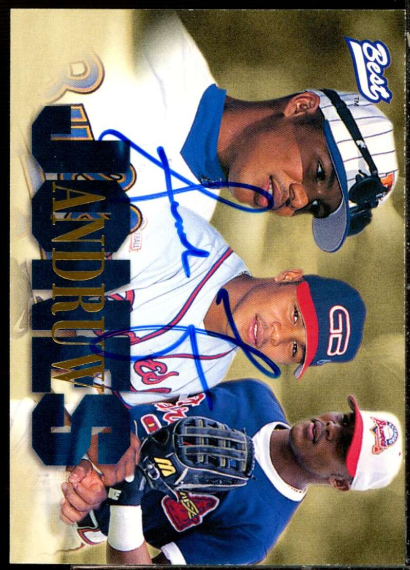 Andruw Jones Autographed Best Card