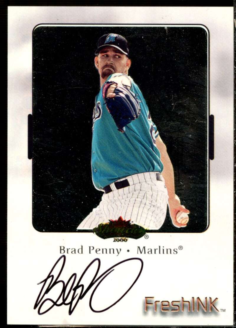 Brad Penny Card 2000 Fleer Showcase Fresh Ink #31  Image 1