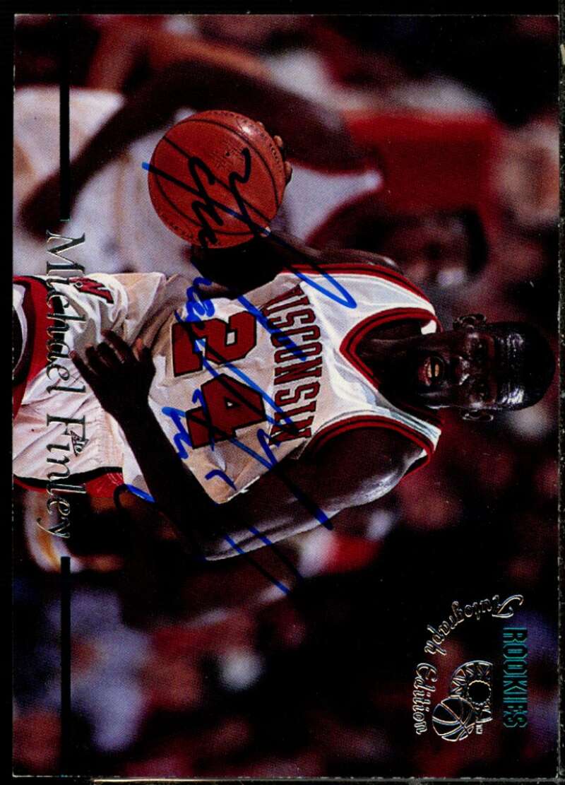 Michael Finley Rookie Card 1995 Classic Autographs #19A  Image 1