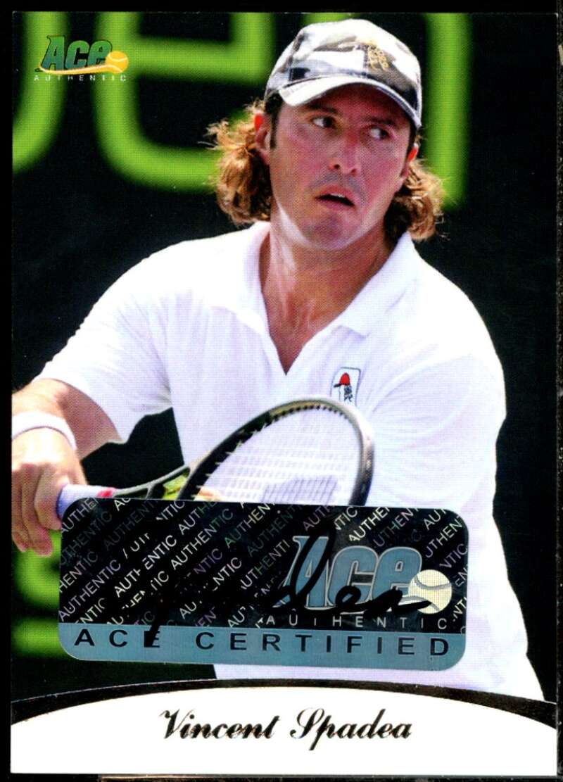 Vincent Spadea Card 2010 Ace Authentic Aces #23  Image 1