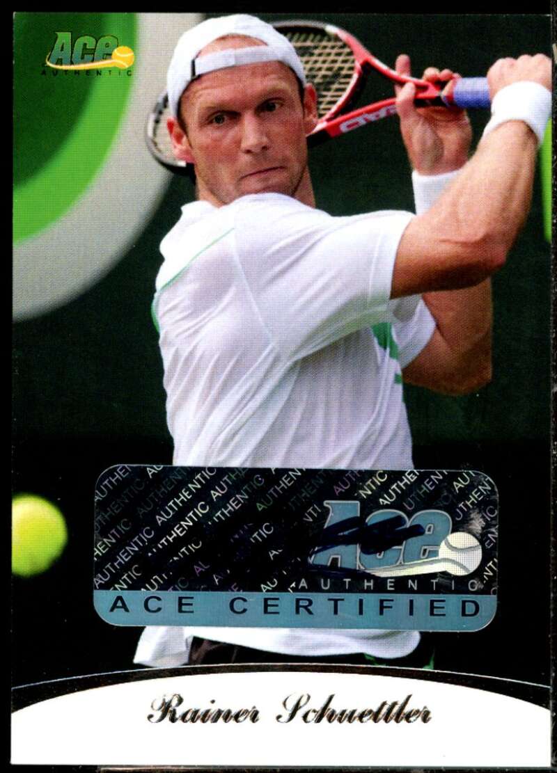 Rainer Schuettler Card 2010 Ace Authentic Aces #21  Image 1