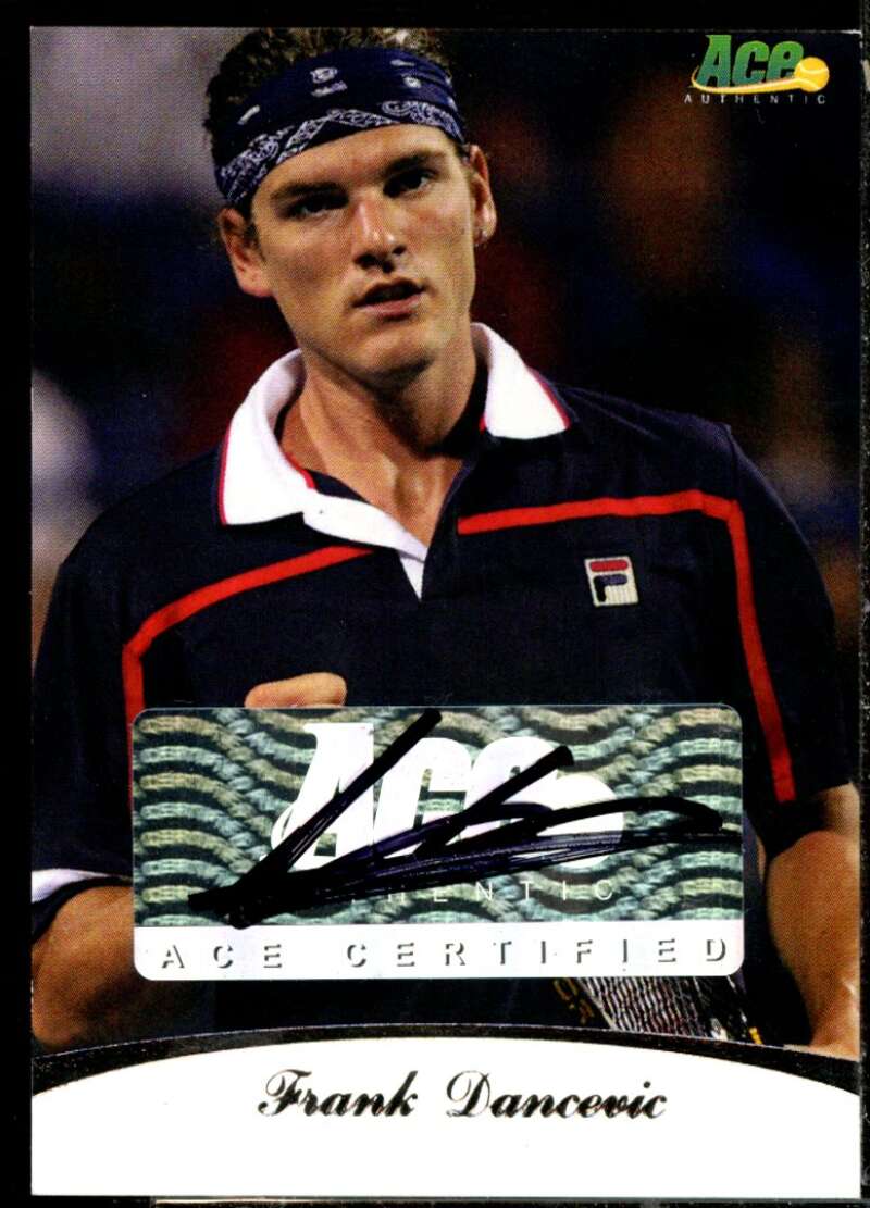 Frank Dancevic Card 2010 Ace Authentic Aces #7  Image 1