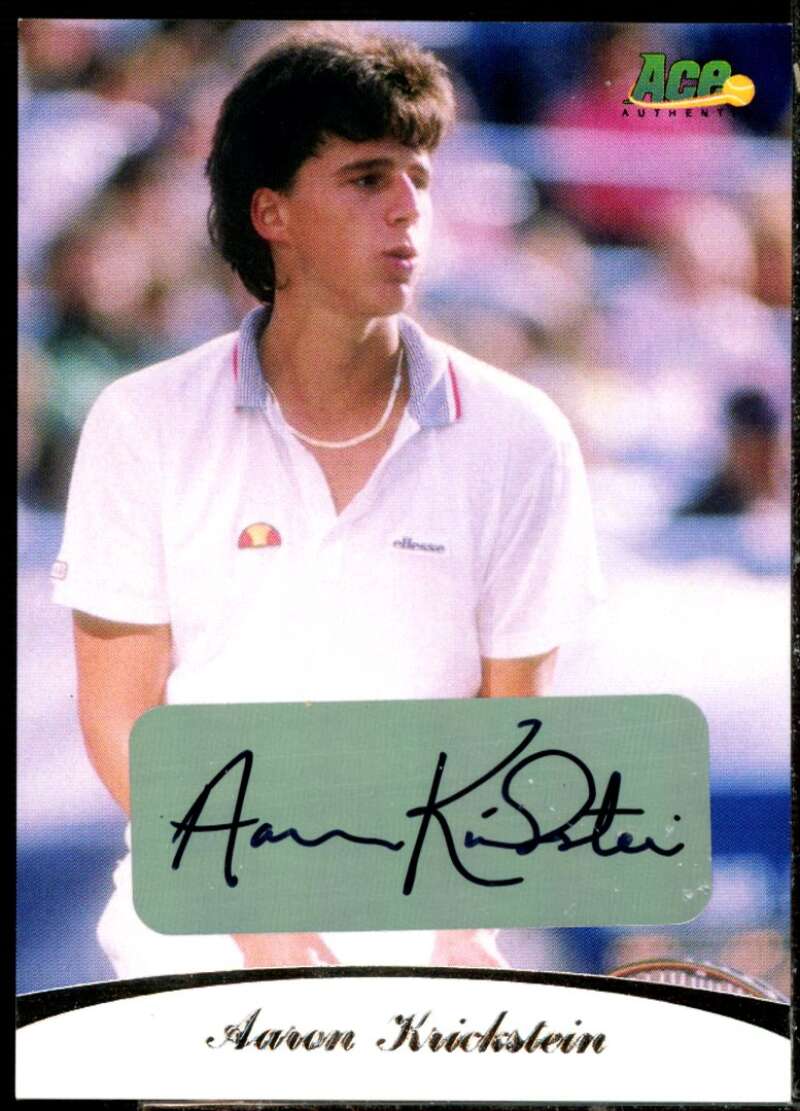 Aaron Krickstein Card 2010 Ace Authentic Aces #R6  Image 1