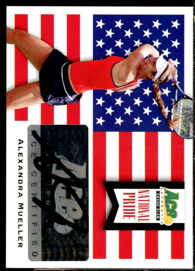 Alexandra Mueller 2013 Ace Authentic Grand Slam National Pride Autograph #NPAM2  Image 1