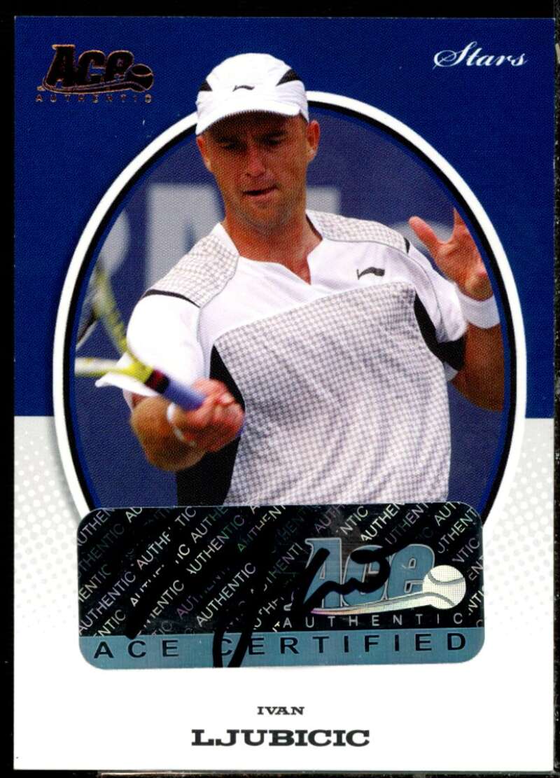 Ivan Ljubicic Card 2008 Ace Authentic Grand Slam Stars Autographs Bronze #7  Image 1