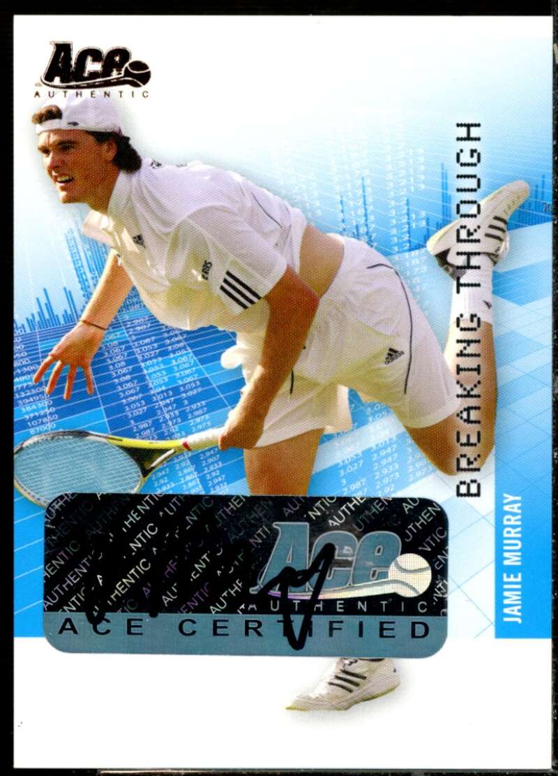 Jamie Murray 2008 Ace Authentic Grand Slam Breaking Through Auto Bronze #16  Image 1