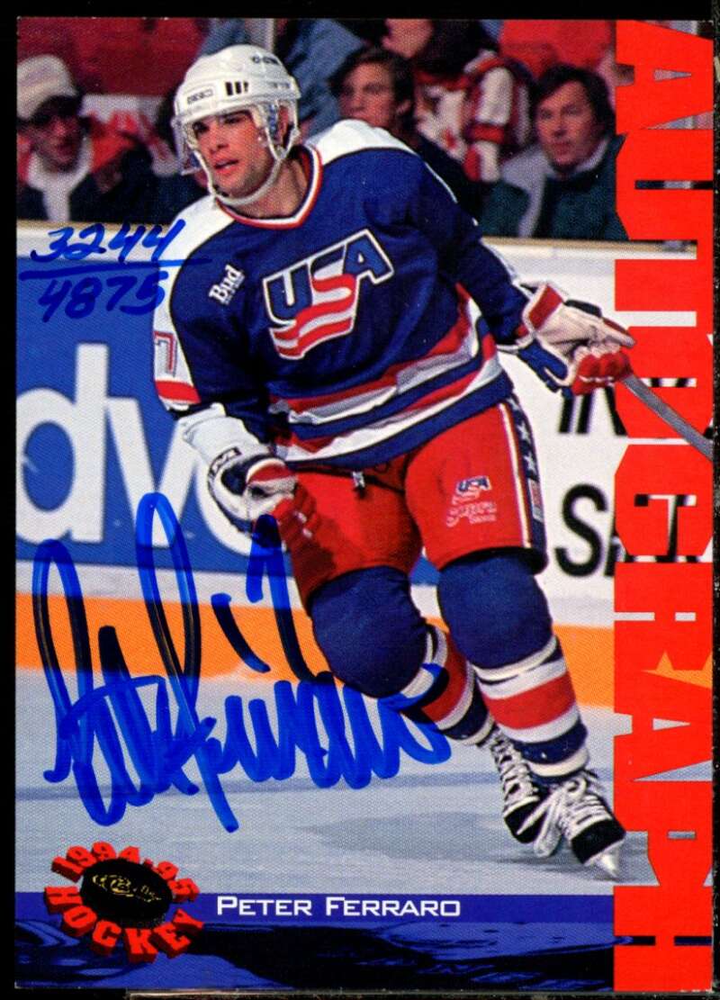 Peter Ferraro Card 1994 Classic Autographs #38  Image 1