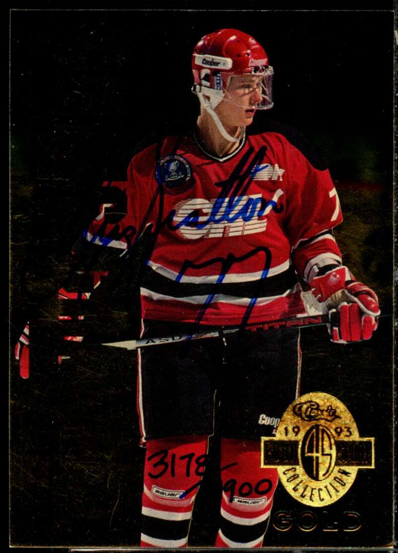 Chris Gratton AU Card 1993 Classic Four Sport Gold #AU2  Image 1