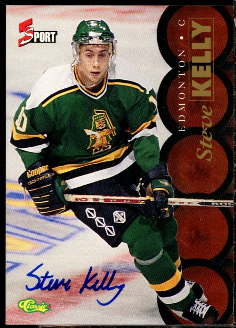 Steve Kelly Card 1995 Classic Five Sport Autographs #128  Image 1