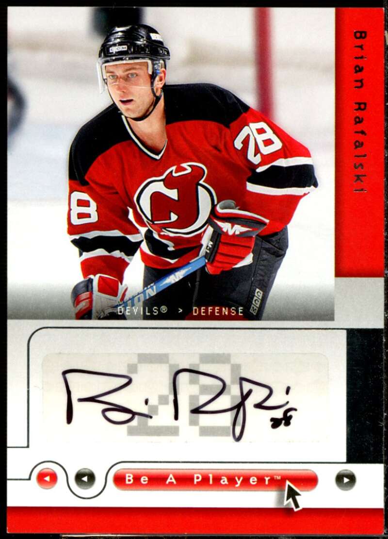 Brian Rafalski Card 2005-06 Be A Player Signatures #FA  Image 1