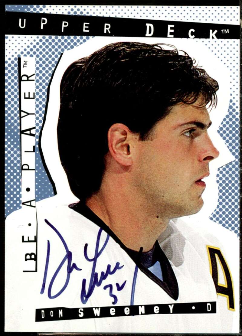 Don Sweeney Card 1994-95 Be A Player Autographs #60  Image 1