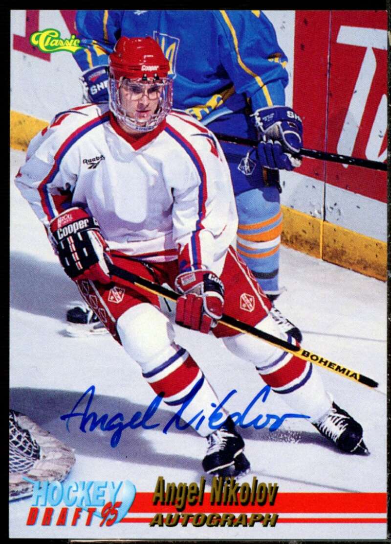 Angel Nikolov Card 1995 Classic Autographs #15  Image 1