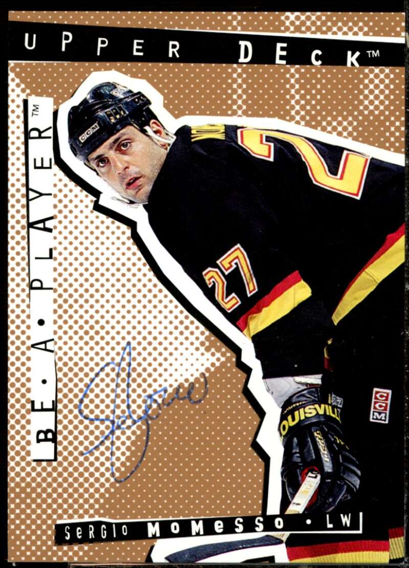 Sergio Momesso Card 1994-95 Be A Player Autographs #178  Image 1