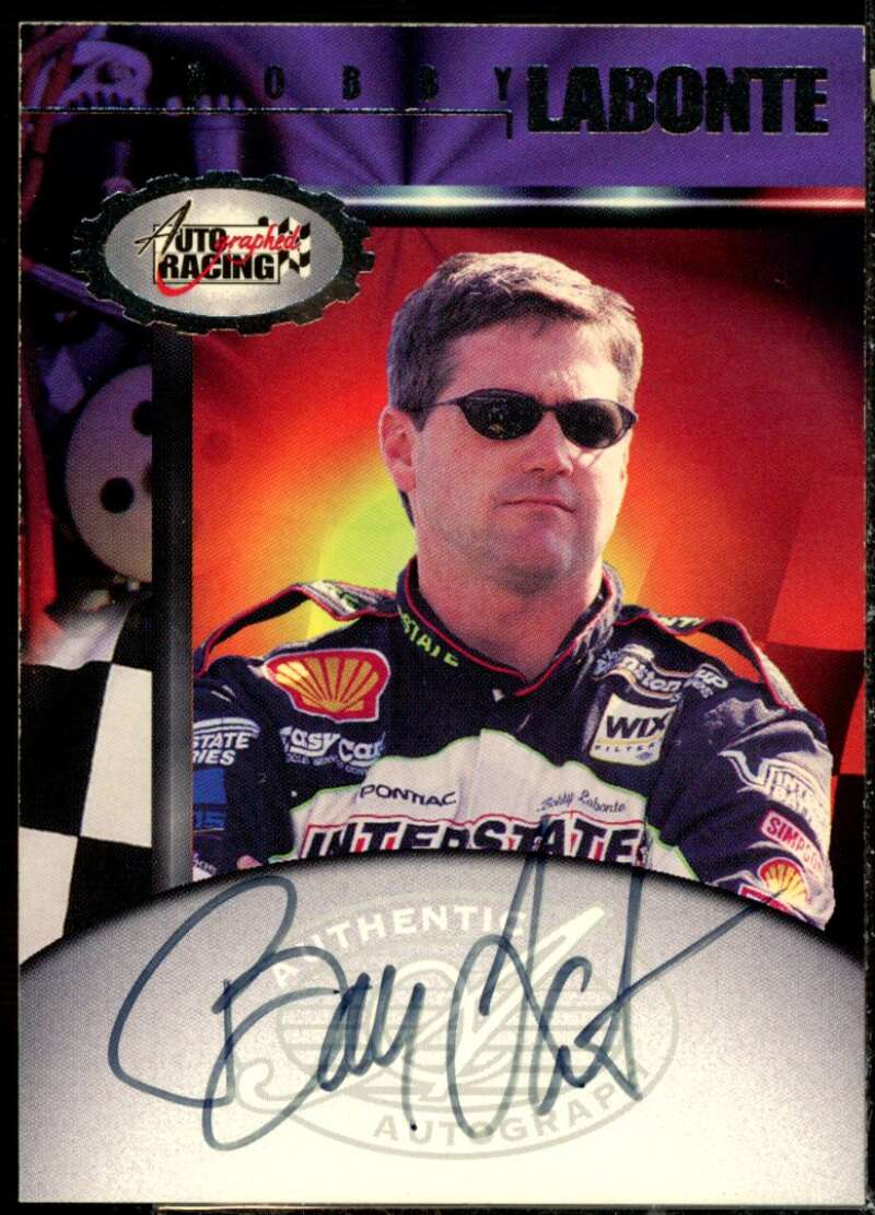 Bobby Labonte Card 1997 Autographed Racing Autographs #28  Image 1