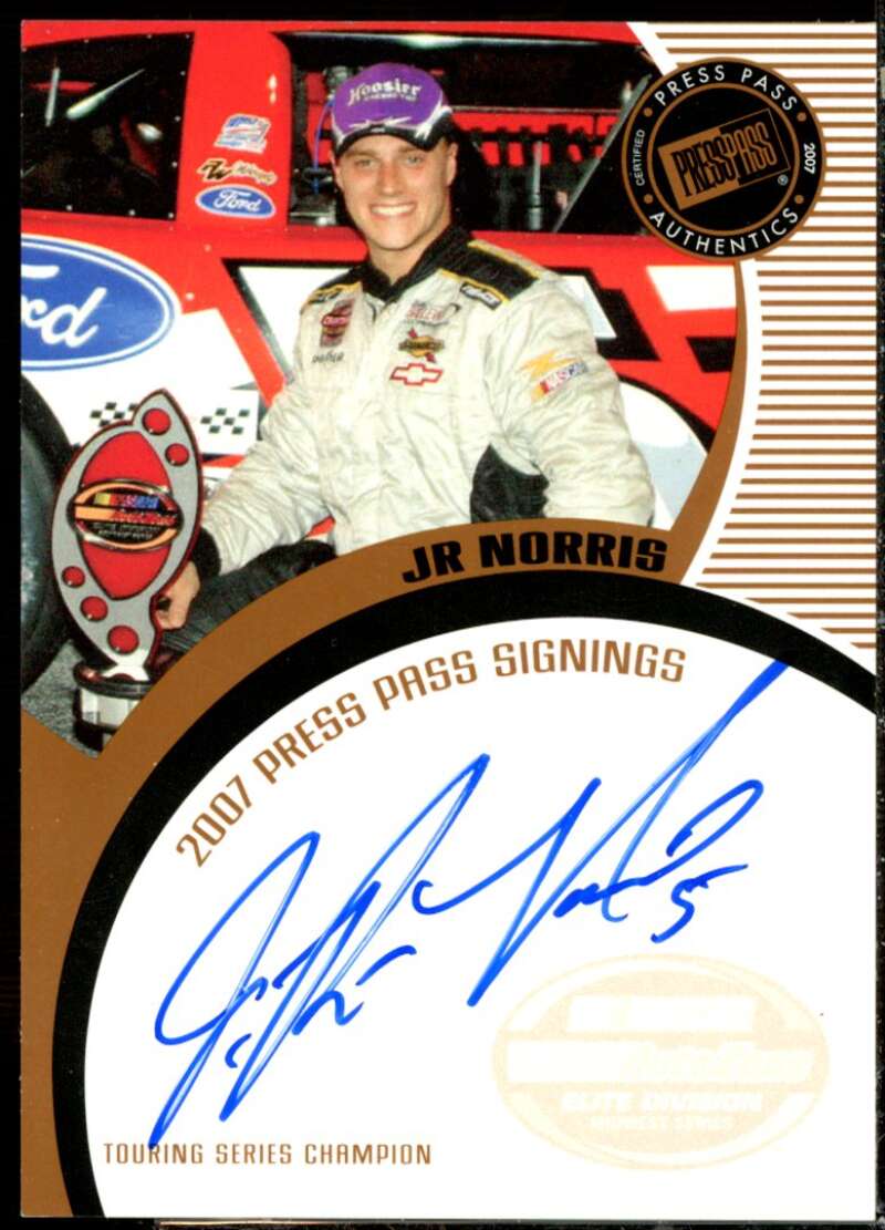 J.R. Norris Card 2007 Press Pass Signings #52  Image 1