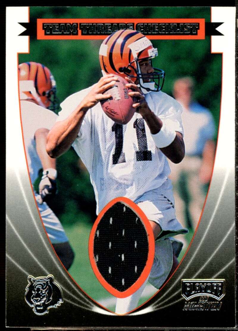 Corey Dillon Card 1998 Playoff Momentum Team Threads Home #6  Image 1