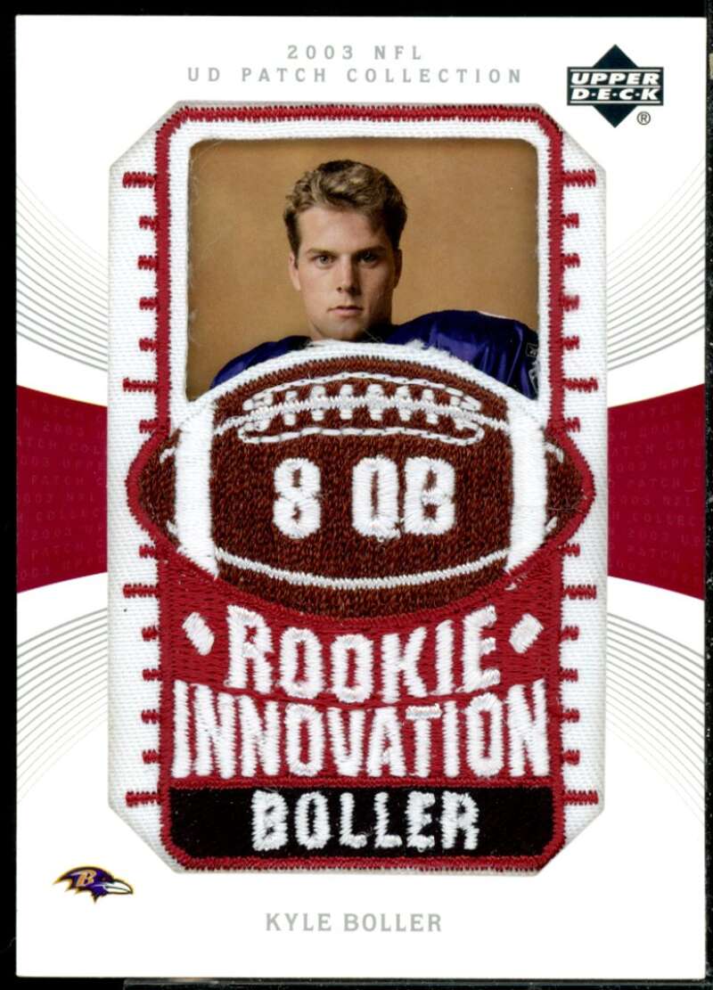 Kyle Boller RI RC Card 2003 UD Patch Collection #121  Image 1