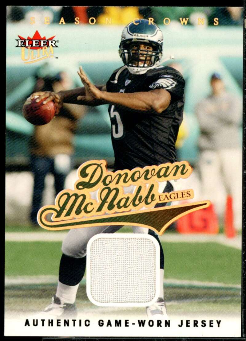 Donovan McNabb Card 2004 Ultra Season Crowns Game Used Copper #32  Image 1