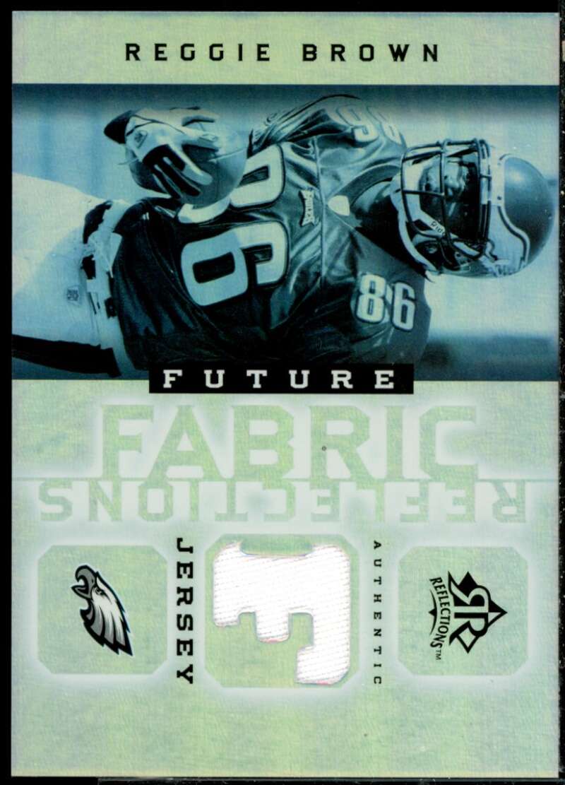 Reggie Brown Card 2005 Reflections Future Fabrics #FFRRE  Image 1