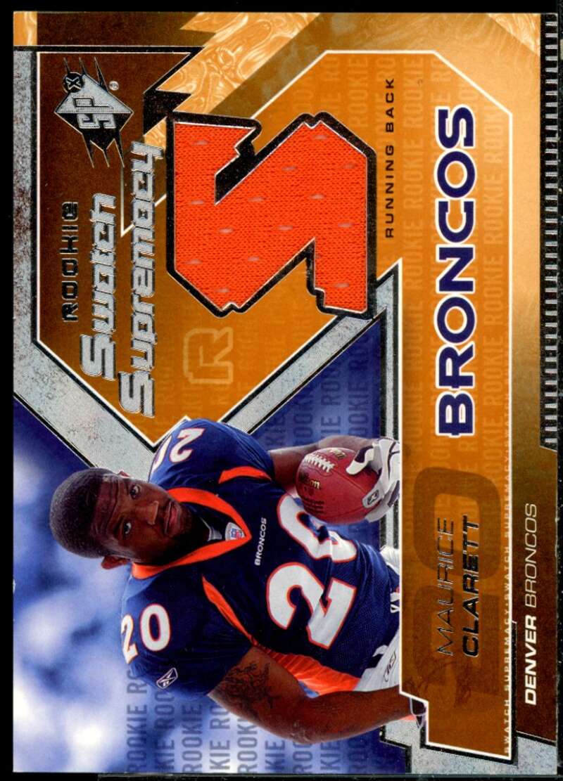 Maurice Clarett Rookie Card 2005 SPx Rookie Swatch Supremacy #RSMO  Image 1