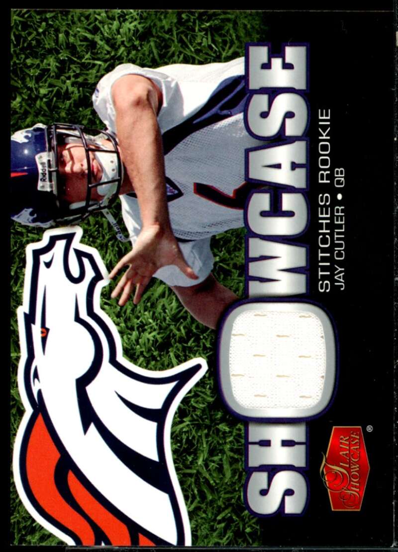 Jay Cutler Rookie Card 2006 Flair Showcase Showcase Stitches Jersey #SHSJC  Image 1