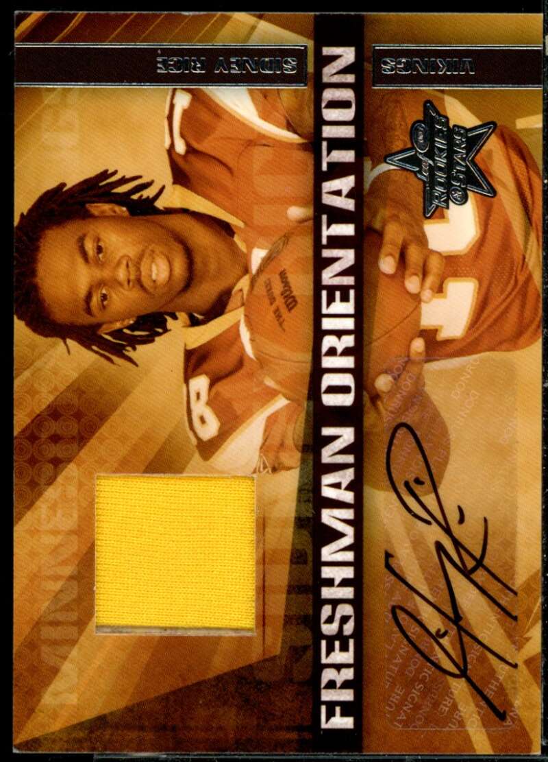 Rice 2007 Rookies and Stars Freshman Orientation Materials Jersey Autograph #10  Image 1