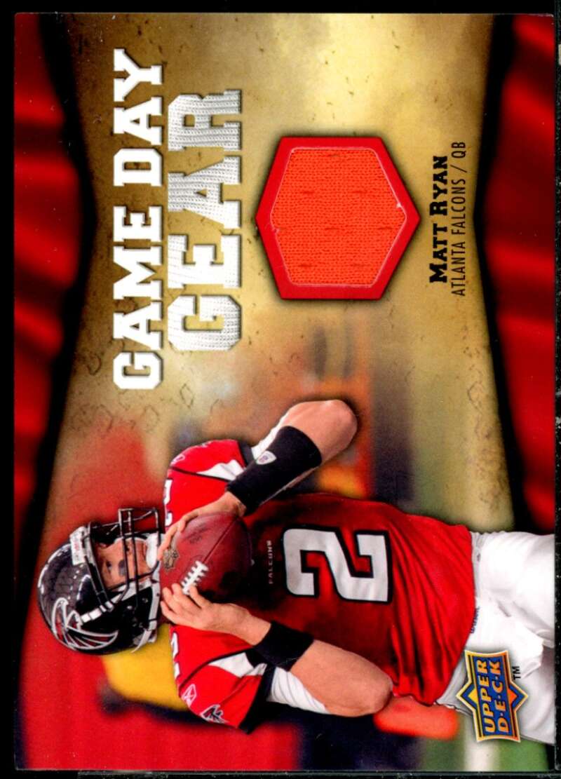 Matt Ryan Card 2009 Upper Deck Game Day Gear #MR  Image 1