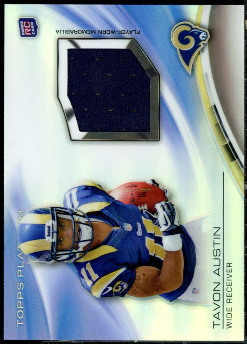 Tavon Austin Rookie Card 2013 Topps Platinum Rookie Jersey #PRRTA  Image 1